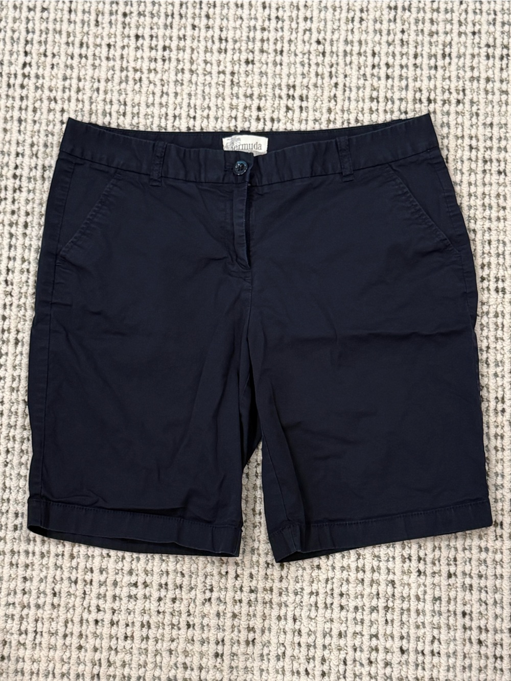 J. Crew Navy Bermuda Shorts size 8